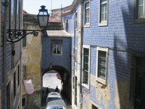 Narrow streets of Alfama, Lisbon